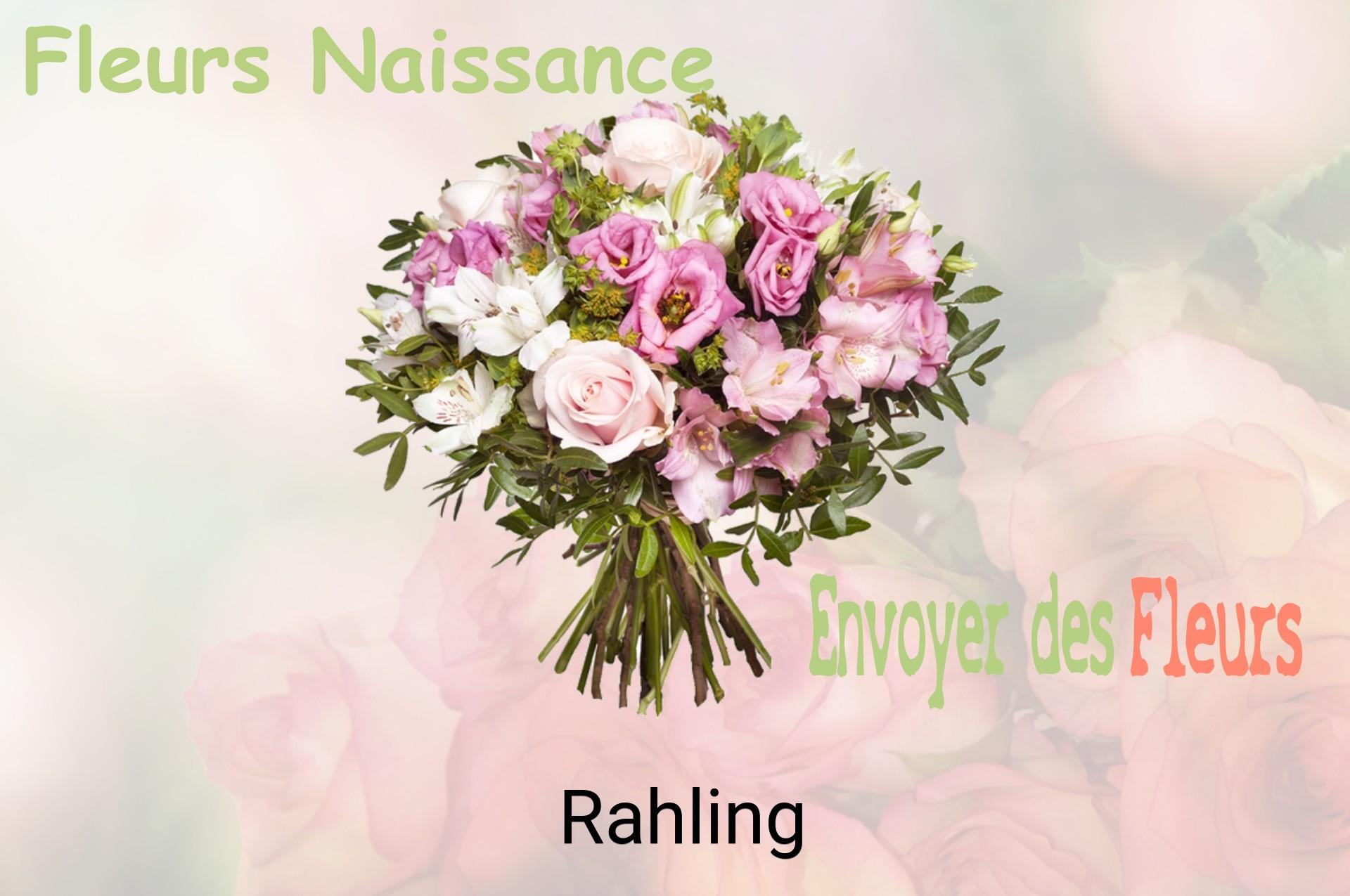 Bouquet de fleurs de naissance livré à Rahling